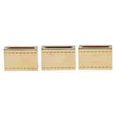 エルメス カデナ 馬蹄 ロゴ モチーフ スカーフリング 3点セット ゴールド メッキ レディース HERMES 【中古】